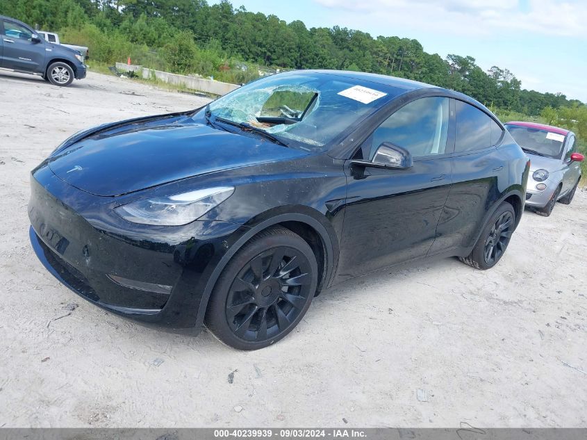 2023 Tesla Model Y Awd/Long Range Dual Motor All-Wheel Drive VIN: 7SAYGDEE0PA182305 Lot: 40239939