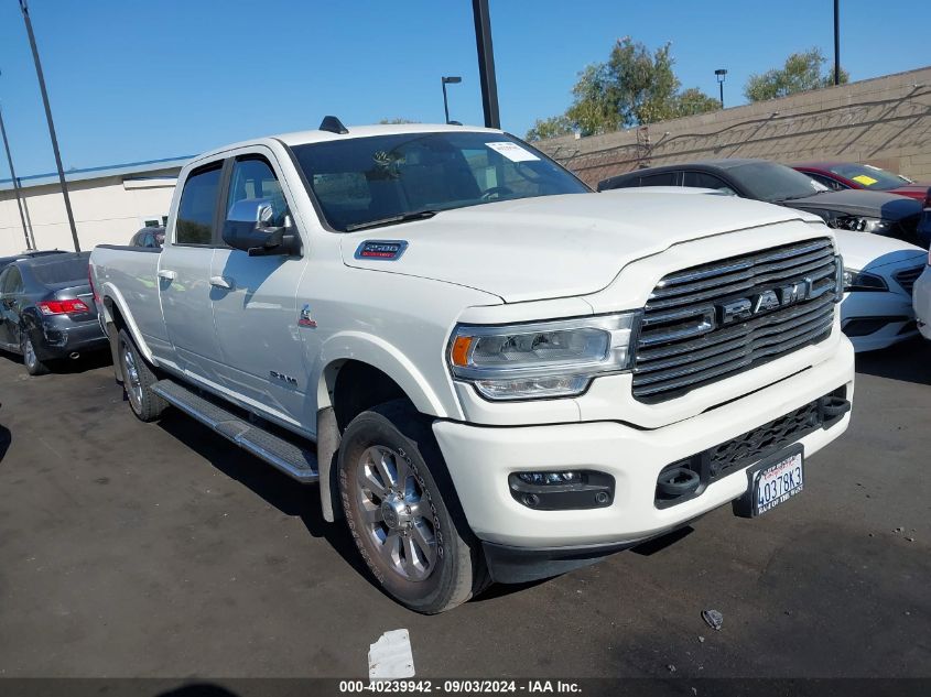 2022 Ram 2500 Laramie 4X4 8' Box VIN: 3C6UR5KL1NG198707 Lot: 40239942