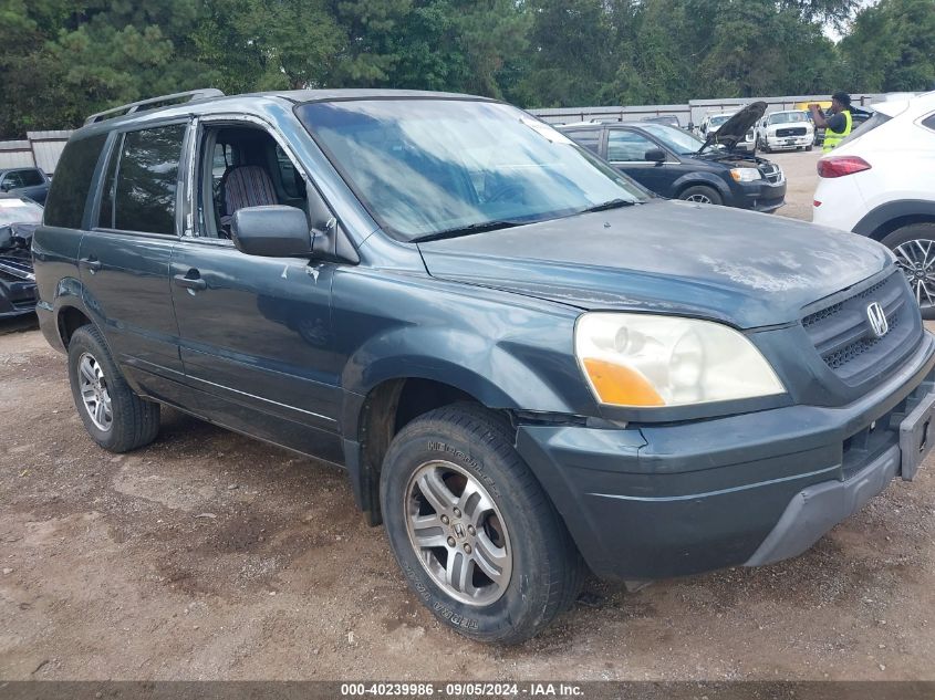 2004 Honda Pilot Ex-L VIN: 5FNYF18514B010860 Lot: 40239986