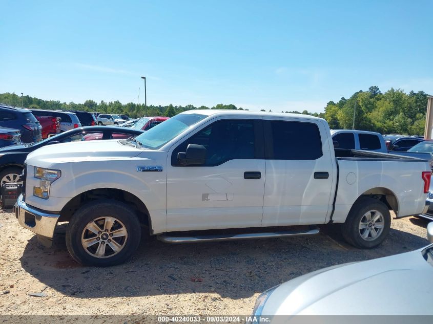 2016 Ford F-150 Xl VIN: 1FTEW1C82GFD10055 Lot: 40240033