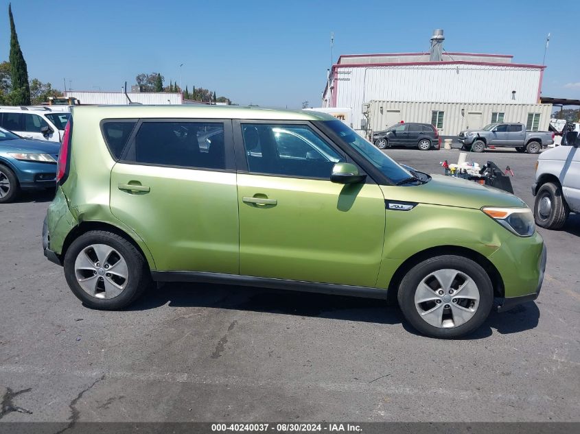 2014 Kia Soul + VIN: KNDJP3A53E7708687 Lot: 40240037