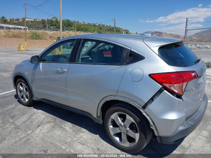 2016 Honda Hr-V Lx VIN: 3CZRU5H33GM755636 Lot: 40240046