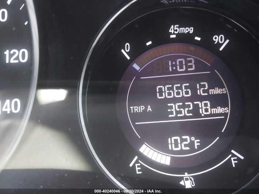 2016 Honda Hr-V Lx VIN: 3CZRU5H33GM755636 Lot: 40240046