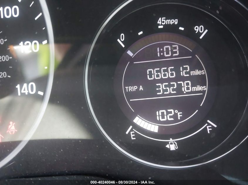 2016 Honda Hr-V Lx VIN: 3CZRU5H33GM755636 Lot: 40240046