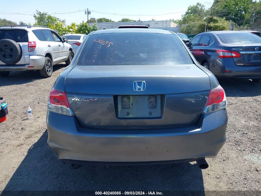 2010 Honda Accord 2.4 Lx VIN: 1HGCP2F39AA175981 Lot: 40240085