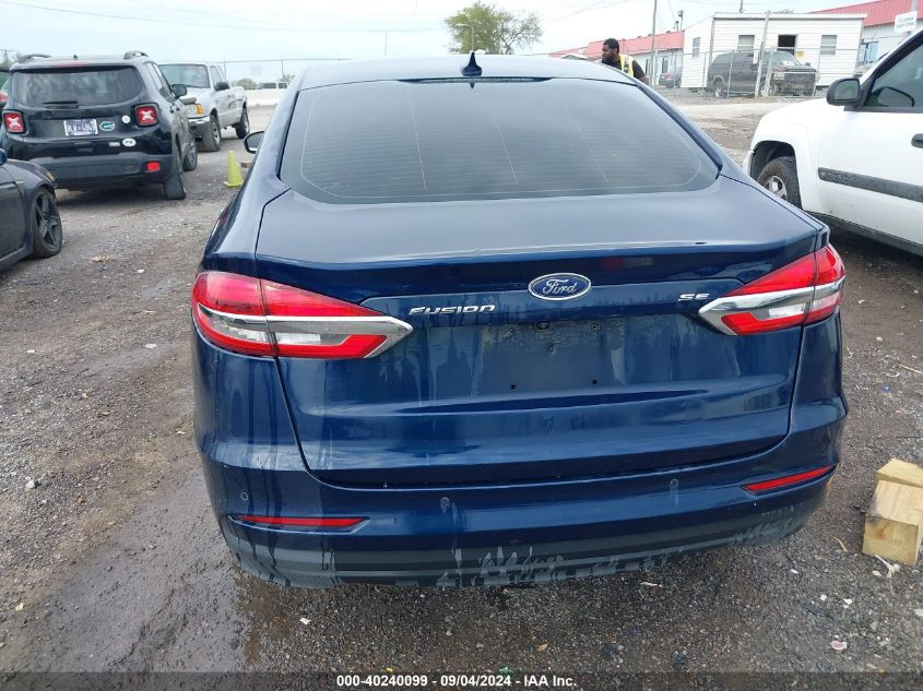 2019 Ford Fusion Se VIN: 3FA6P0H71KR123337 Lot: 40240099