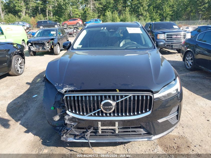 2022 Volvo Xc60 B5 Inscription VIN: YV4L12RL9N1046492 Lot: 40240173