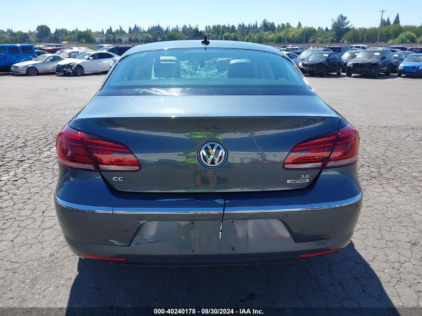 2013 Volkswagen Cc 3.6L Vr6 Executive VIN: WVWGU7AN8DE501751 Lot: 40240178