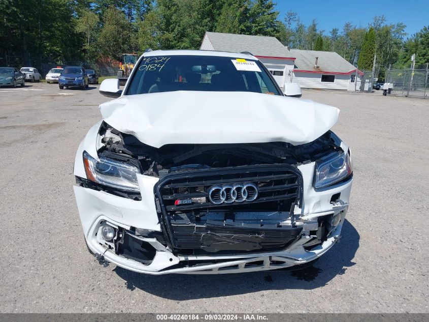 2016 Audi Sq5 3.0T Premium Plus VIN: WA1CCAFP5GA011508 Lot: 40240184