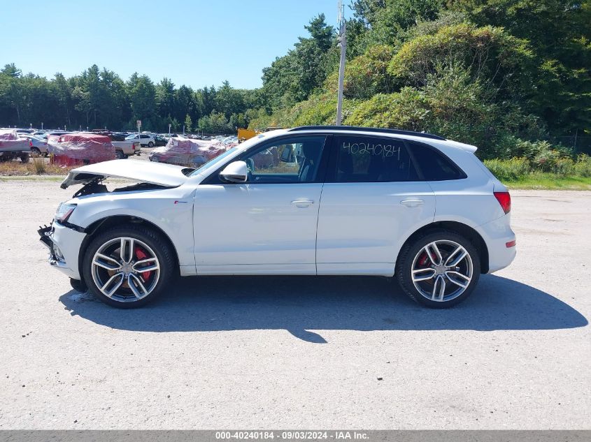 2016 Audi Sq5 3.0T Premium Plus VIN: WA1CCAFP5GA011508 Lot: 40240184