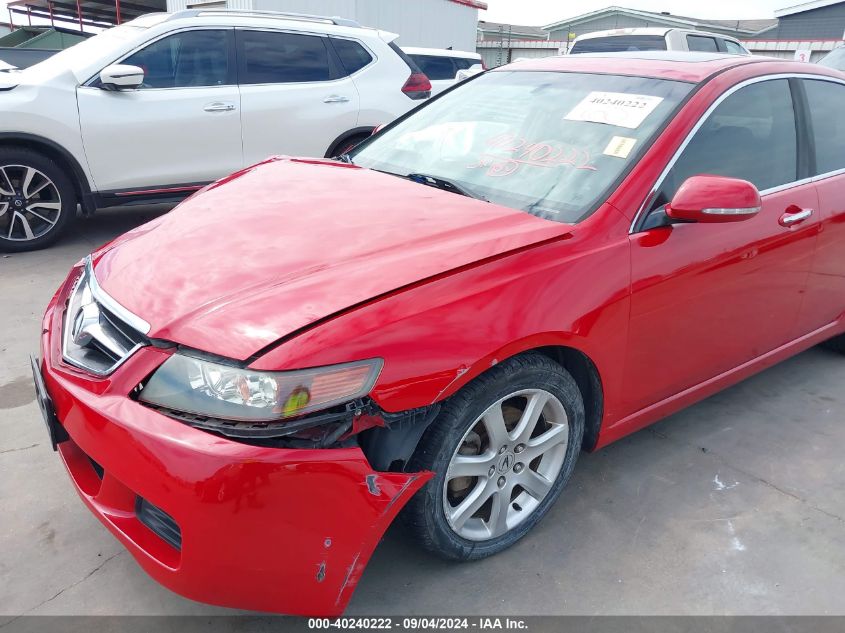 2005 Acura Tsx VIN: JH4CL96845C026241 Lot: 40240222