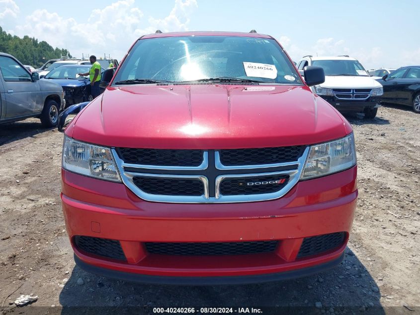 2016 Dodge Journey Se VIN: 3C4PDCAB3GT110686 Lot: 40240266