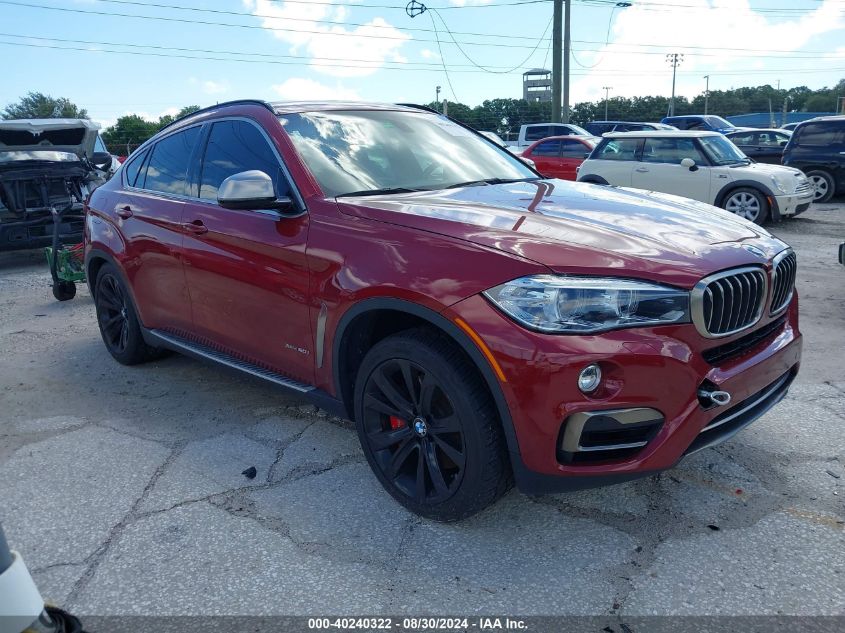 VIN 5UXKU6C59G0R33587 2016 BMW X6, Xdrive50I no.1