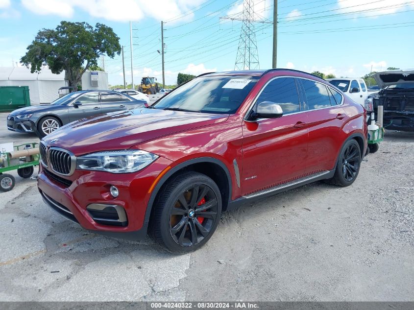 VIN 5UXKU6C59G0R33587 2016 BMW X6, Xdrive50I no.2