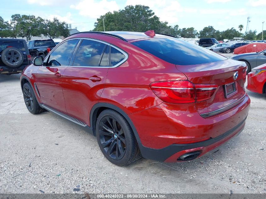 VIN 5UXKU6C59G0R33587 2016 BMW X6, Xdrive50I no.3