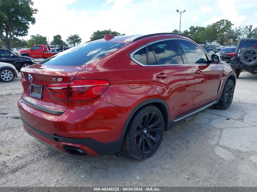 VIN 5UXKU6C59G0R33587 2016 BMW X6, Xdrive50I no.4