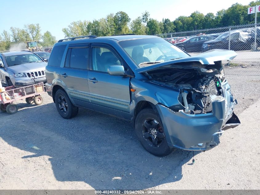 2006 Honda Pilot Ex-L VIN: 2HKYF18516H511932 Lot: 40240332