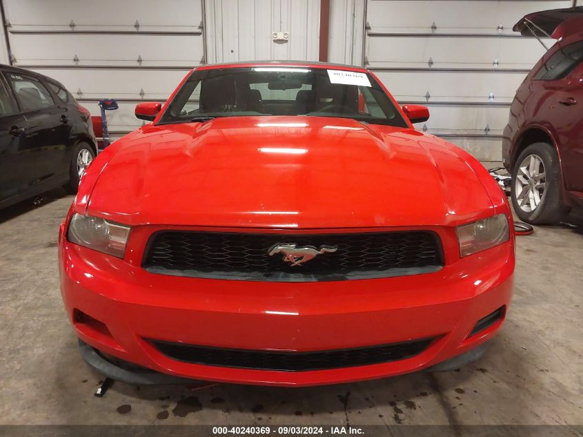 2012 Ford Mustang V6 VIN: 1ZVBP8EM5C5247114 Lot: 40240369