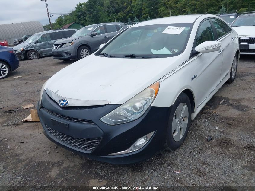 2011 Hyundai Sonata Hybrid VIN: KMHEC4A49BA001873 Lot: 40240445