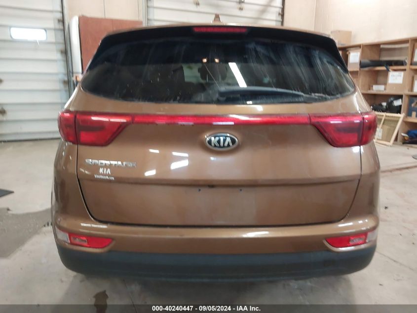 KNDPMCAC2J7390203 2018 Kia Sportage Lx