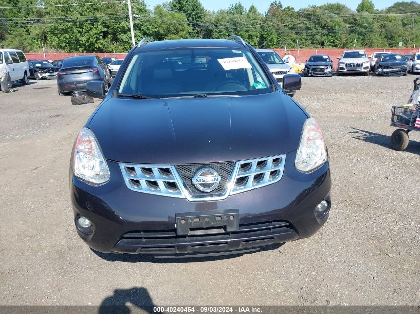 2013 Nissan Rogue Sv W/Sl Pkg VIN: JN8AS5MVXDW140758 Lot: 40240454