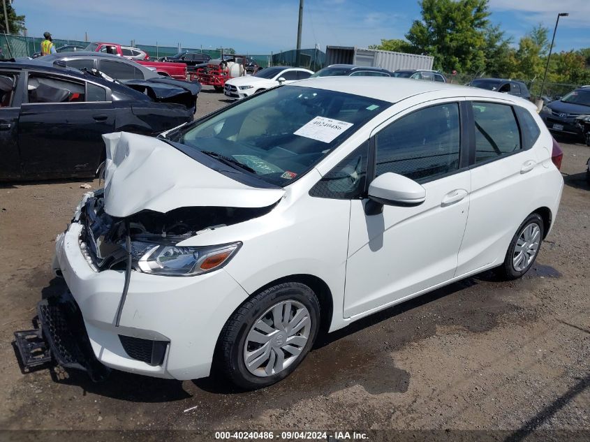 2017 Honda Fit Lx VIN: JHMGK5H51HS005910 Lot: 40240486