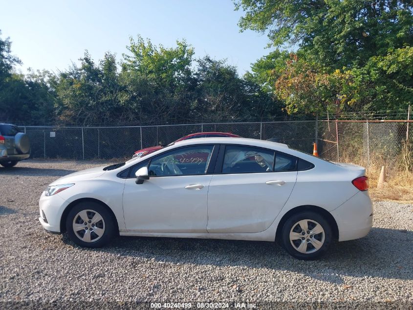 2017 Chevrolet Cruze Ls Auto VIN: 1G1BC5SM4H7274827 Lot: 40240499