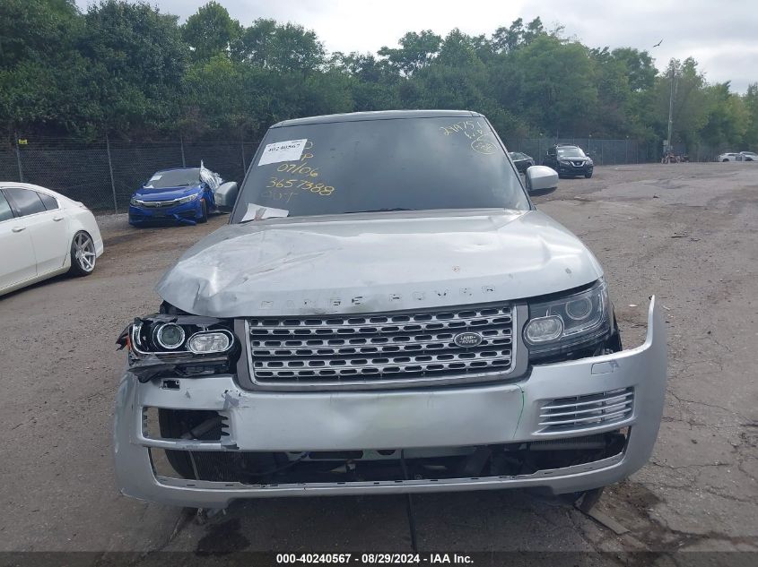 2015 Land Rover Range Rover 5.0L V8 Supercharged VIN: SALGS2TF0FA242397 Lot: 40240567