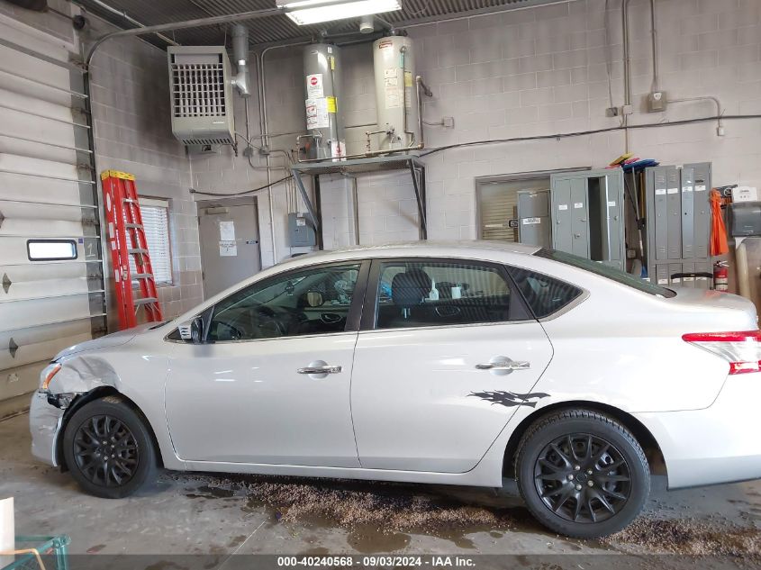 2013 Nissan Sentra Sv VIN: 3N1AB7AP6DL694594 Lot: 40240568