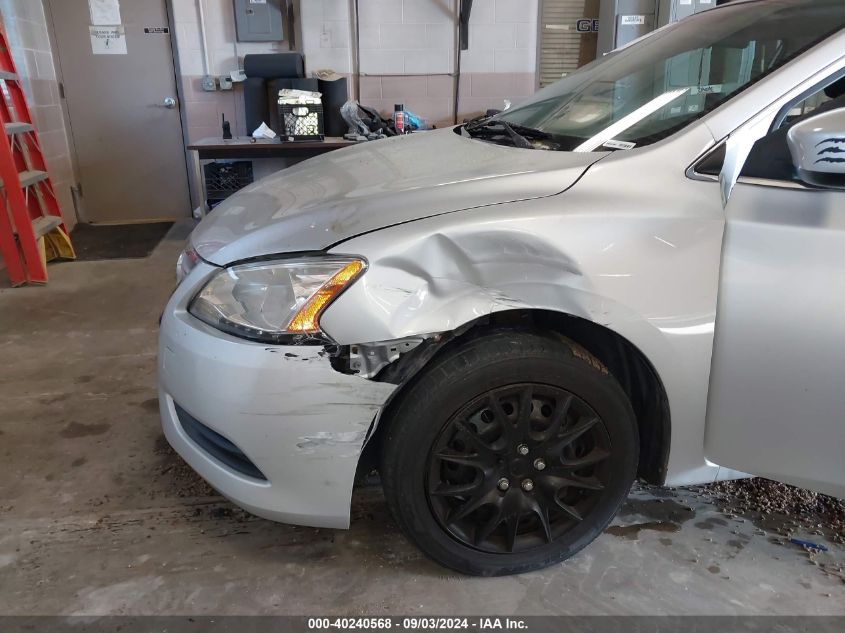 2013 Nissan Sentra Sv VIN: 3N1AB7AP6DL694594 Lot: 40240568