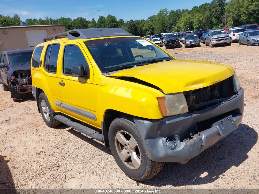 2005 Nissan Xterra Se VIN: 5N1AN08W65C609965 Lot: 40240598