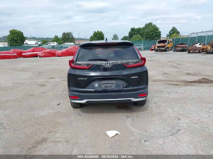 2022 Honda Cr-V Awd Ex VIN: 2HKRW2H52NH622112 Lot: 40240600