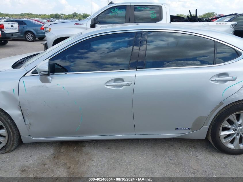 2013 Lexus Es 300H VIN: JTHBW1GG0D2017891 Lot: 40240654