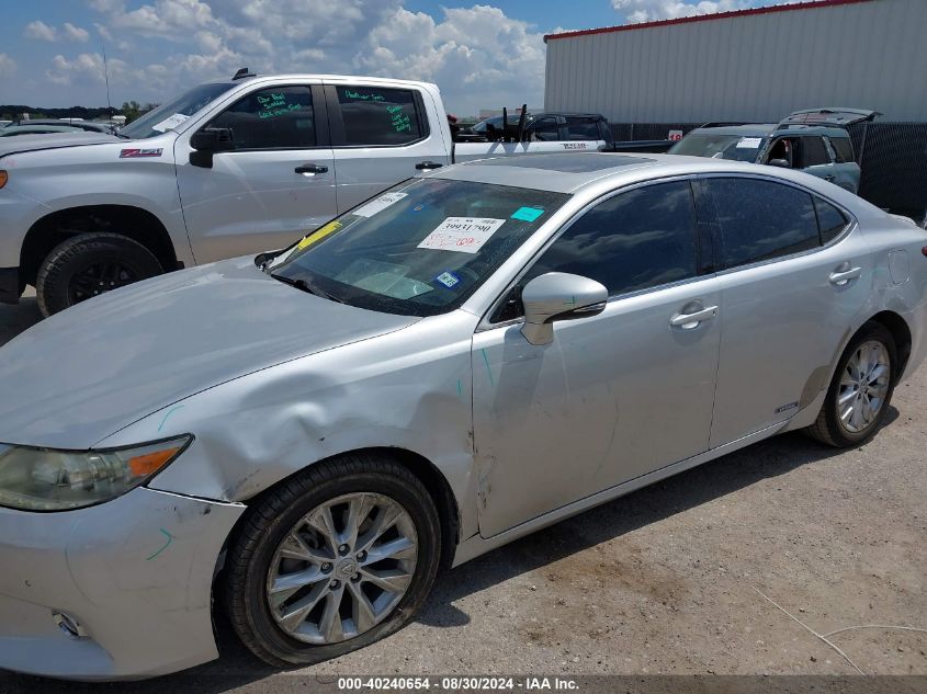 2013 Lexus Es 300H VIN: JTHBW1GG0D2017891 Lot: 40240654