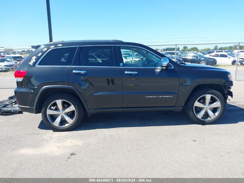 2014 Jeep Grand Cherokee Limited VIN: 1C4RJFBG6EC129710 Lot: 40240673