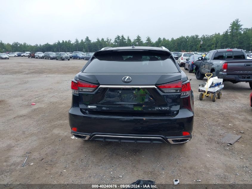 2020 Lexus Rx 350 F Sport Performance VIN: 2T2YZMDA8LC240289 Lot: 40240676