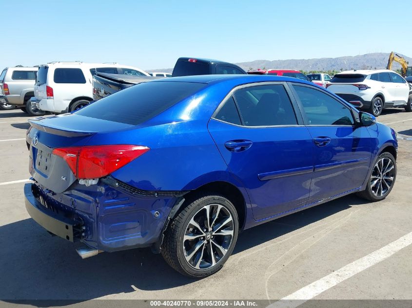 2017 TOYOTA COROLLA SE - 2T1BURHE4HC791328