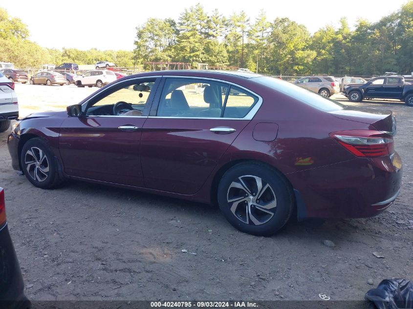 2016 HONDA ACCORD LX - 1HGCR2F35GA144231