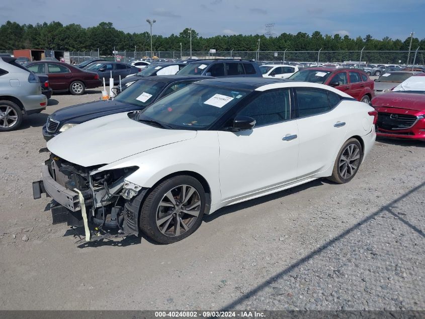 2017 Nissan Maxima 3.5S/Sv/Sl/Sr/Plat VIN: 1N4AA6AP6HC419700 Lot: 40240802