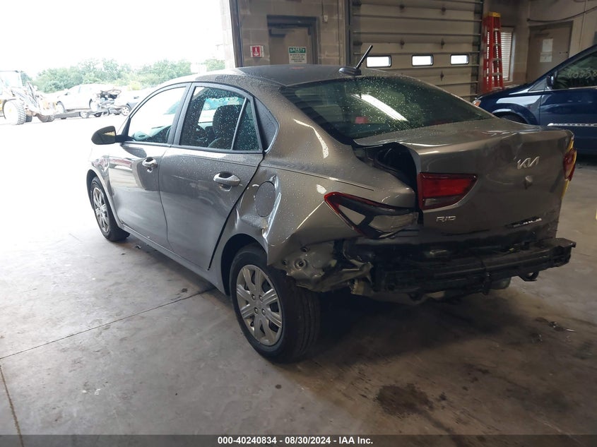 VIN 3KPA24AD8NE506262 2022 KIA RIO S
