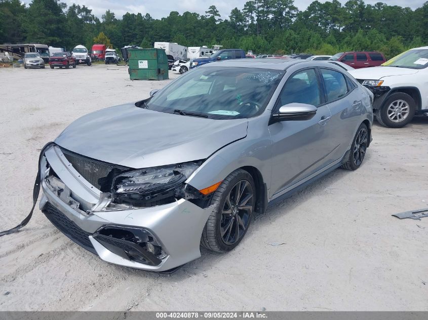 2018 Honda Civic Sport Touring VIN: SHHFK7H97JU220866 Lot: 40240878