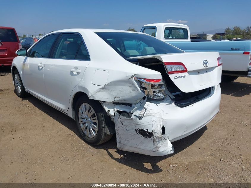 2012 Toyota Camry Le VIN: 4T1BF1FK3CU555149 Lot: 40240894