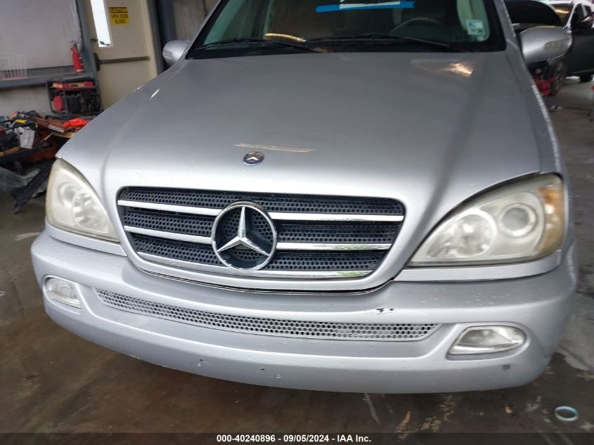 2005 Mercedes-Benz Ml 500 VIN: 4JGAB75E75A526828 Lot: 40240896