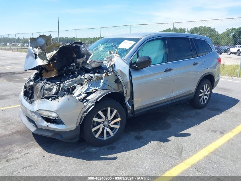 2016 Honda Pilot Lx VIN: 5FNYF5H14GB020405 Lot: 40240905