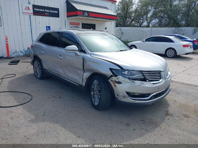 2018 Lincoln Mkx Reserve VIN: 2LMPJ8LR5JBL17549 Lot: 40240917