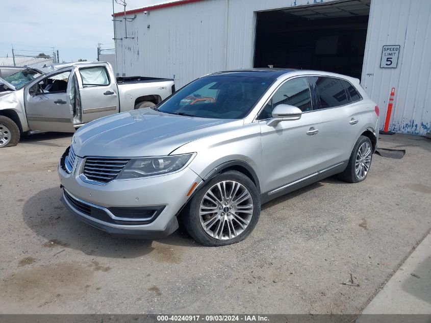 2018 Lincoln Mkx Reserve VIN: 2LMPJ8LR5JBL17549 Lot: 40240917