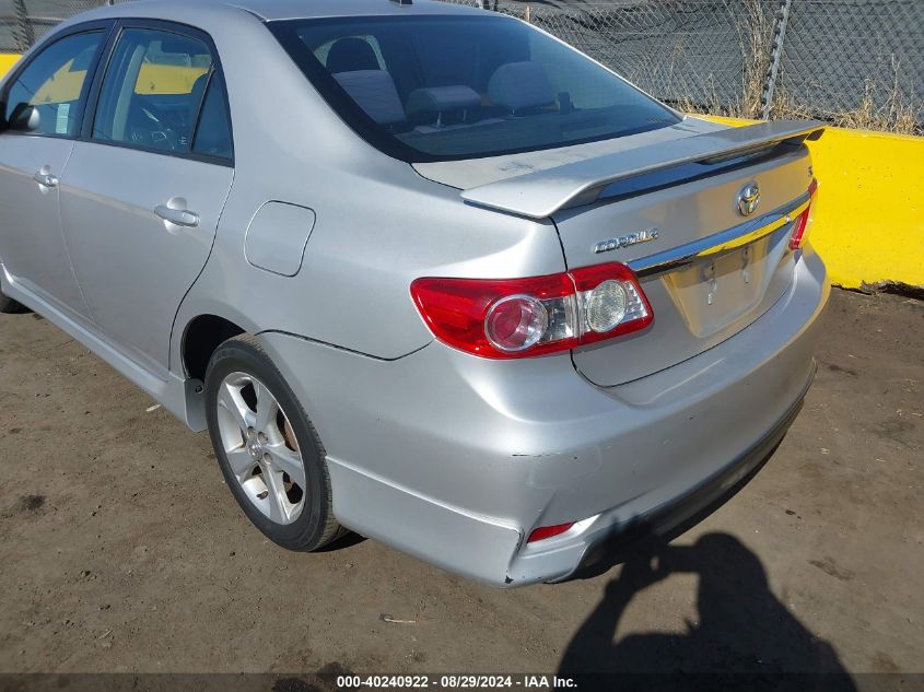 2011 Toyota Corolla S VIN: 2T1BU4EE6BC692217 Lot: 40240922