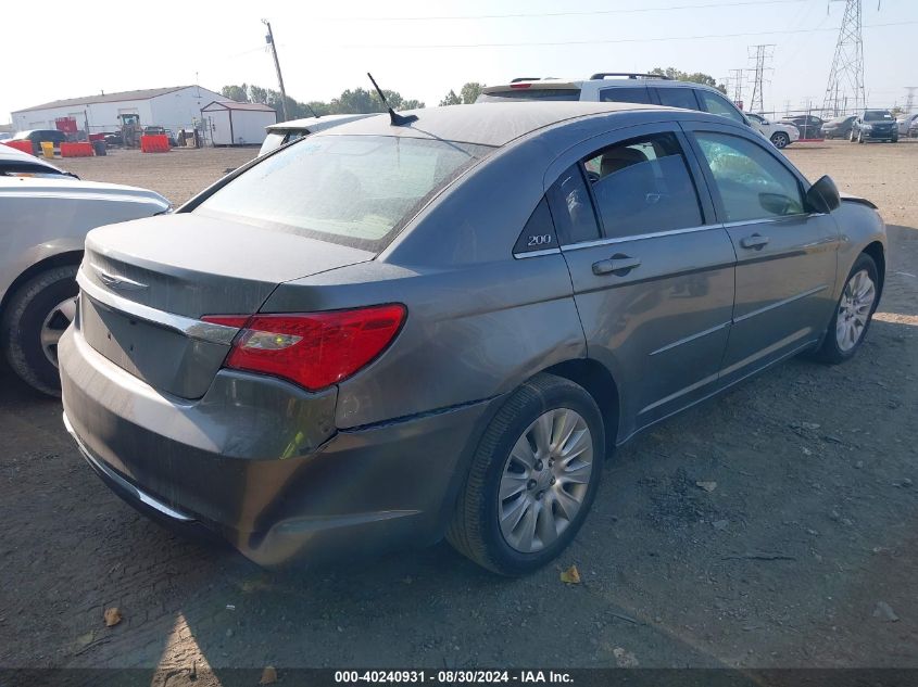 2013 Chrysler 200 Lx VIN: 1C3CCBAB3DN635436 Lot: 40240931