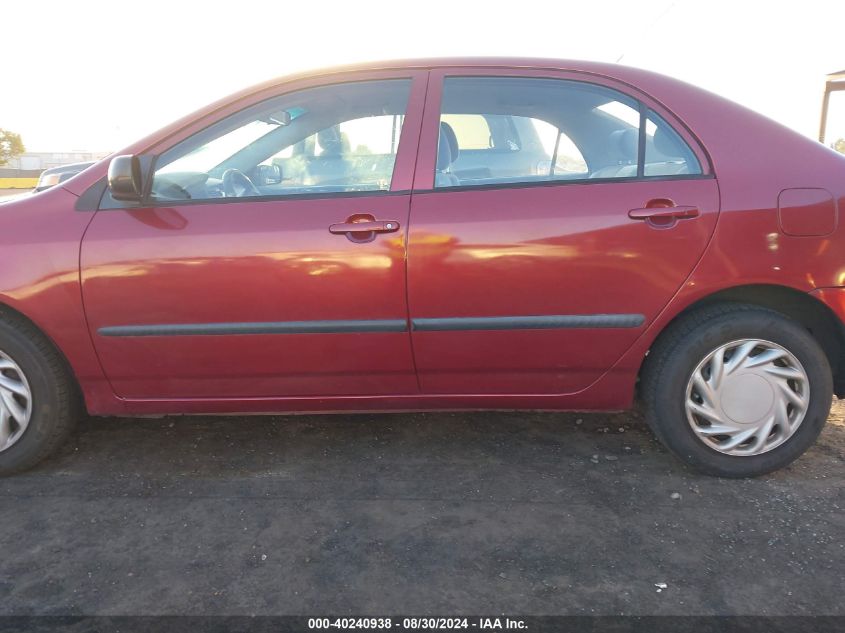 2003 Toyota Corolla Ce VIN: JTDBR32E332007588 Lot: 40240938