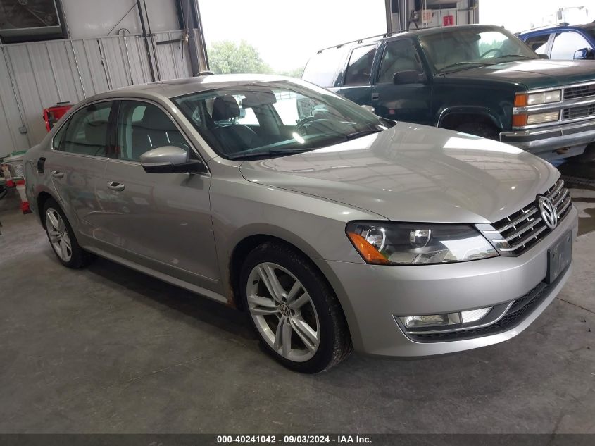 2013 Volkswagen Passat 2.0L Tdi Sel Premium VIN: 1VWCN7A38DC020417 Lot: 40241042